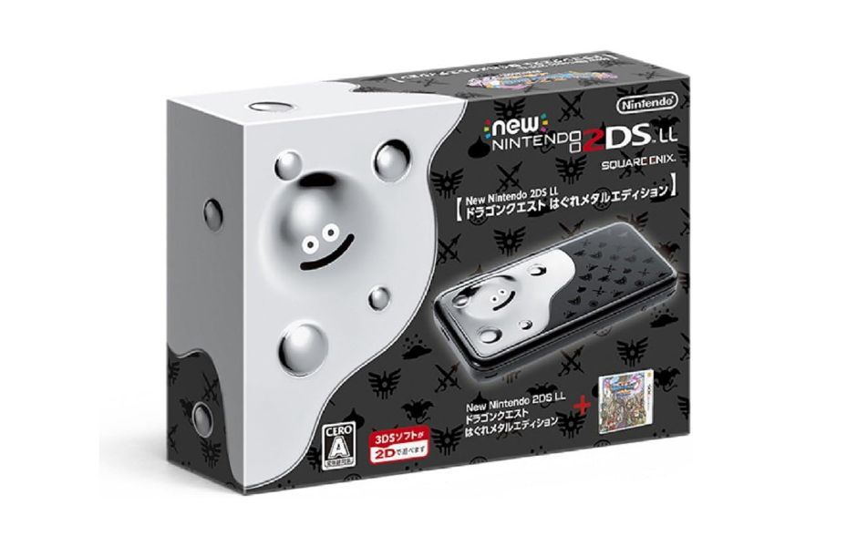 New Nintendo 2DS LL - Dragon Quest Liquid Metal Slime Edition (JPN)