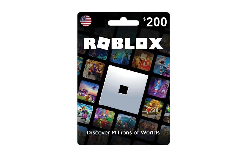 Roblox Gift Card - $200 (USA Region)