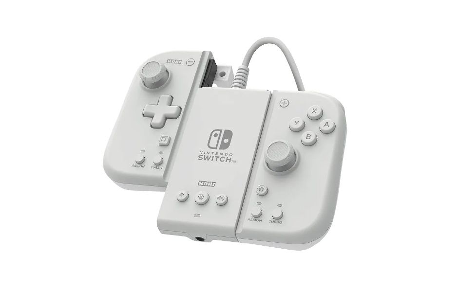 HORI Split Pad Compact Attachment Set - Milky White