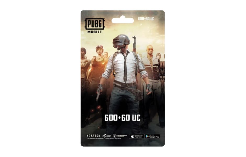 PUBG Mobile 600+60 UC Digital Gift Card