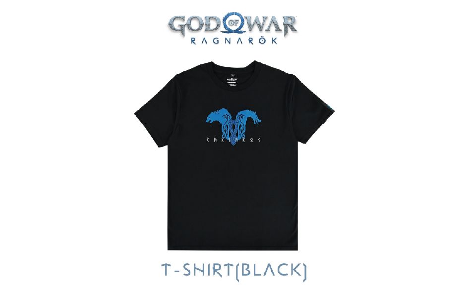 God Of War Ragnarok T-Shirt Black (Size: S) Fanthful (ファンスフル)