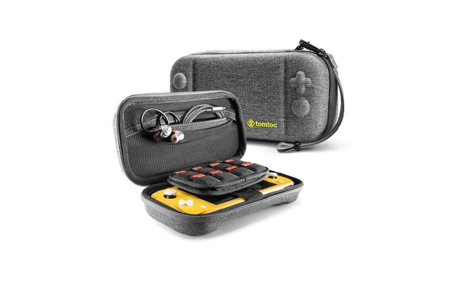 Tomtoc Nintendo Switch Lite Travel Case - Gray