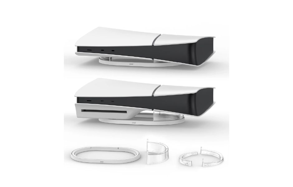 IINE Horizontal Stand for PS5 Slim Disc & Digital Edition