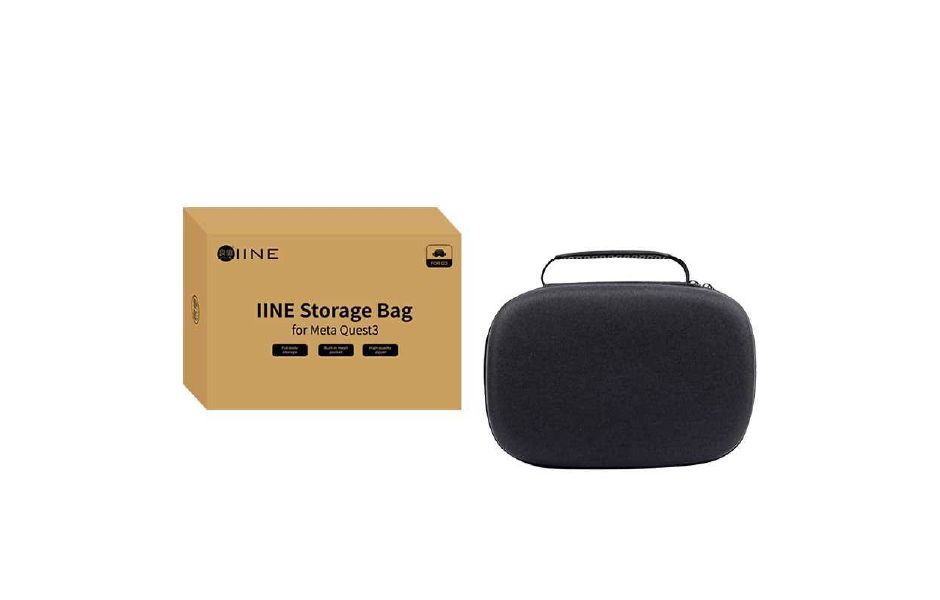 IINE Meta Quest 3 Storage Bag - Black