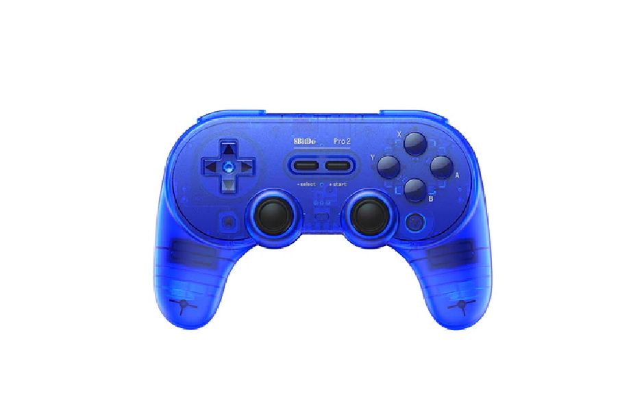 8BitDo Pro 2 Bluetooth Controller Translucent Blue (Hall Affect Joystick)