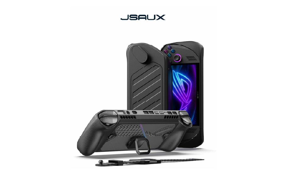 JSAUX ModCase for ROG Ally X with Detachable Front Shell Include Protective Case, Face Cover - Basic Set