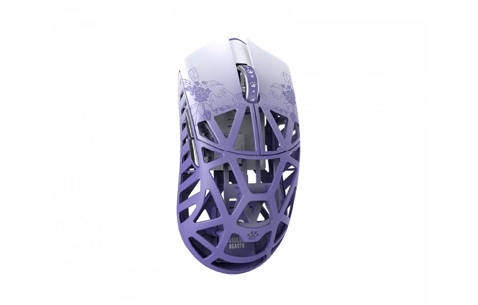 WL Beast X Fabulous Beasts X 8k Magnesium Gaming Mouse - White & Purple