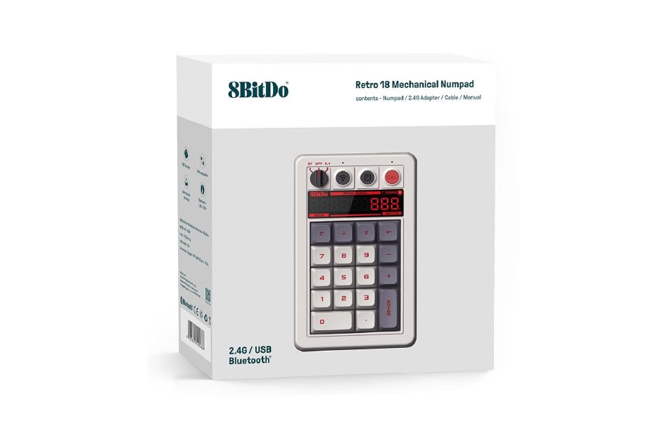 8BitDo Retro 18 Mechanical Numpad - N Edition