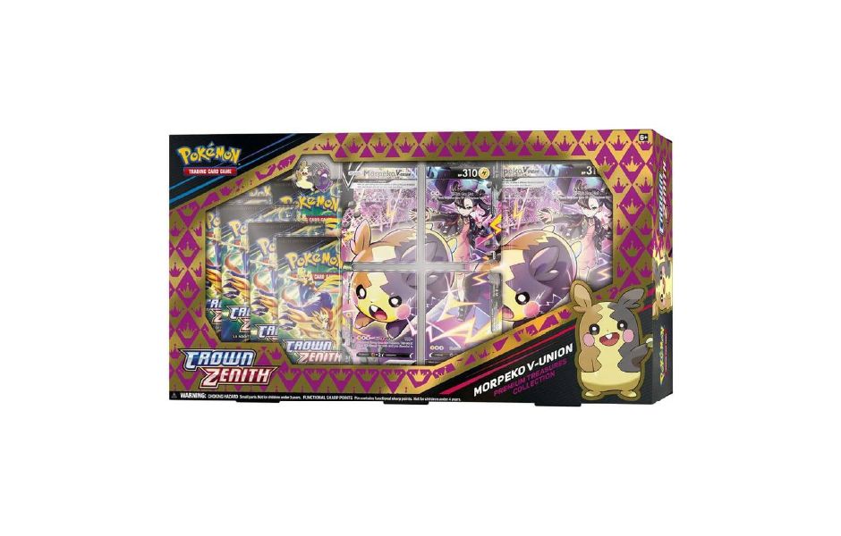 Pokemon TCG Crown Zenith Premium Treasures Collection - Morpeko V-Union