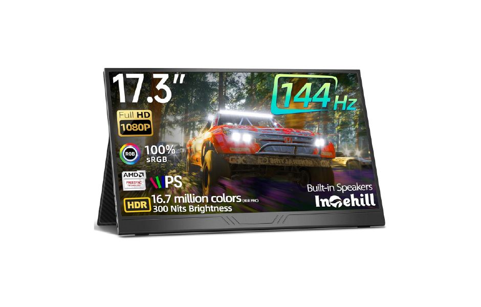 Intehill Portable Monitor 17.3 Inch FHD IPS Screen 144hz (F17NC)