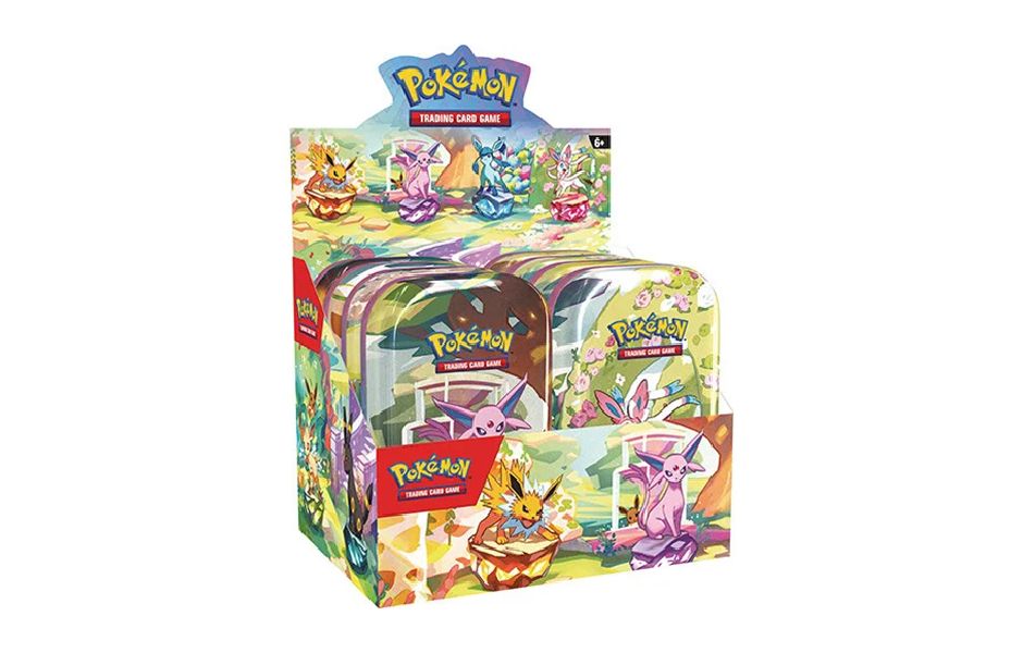 Pokémon TCG SV8.5 - Prismatic Evolutions Mini Tin Display (8 CT Display)