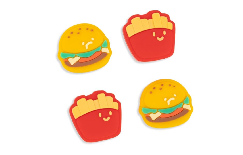 GeekShare Joy-Con Analog Cap 4 Pack - Hamburger