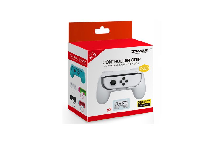NSW OLED DOBE Controller Grip White