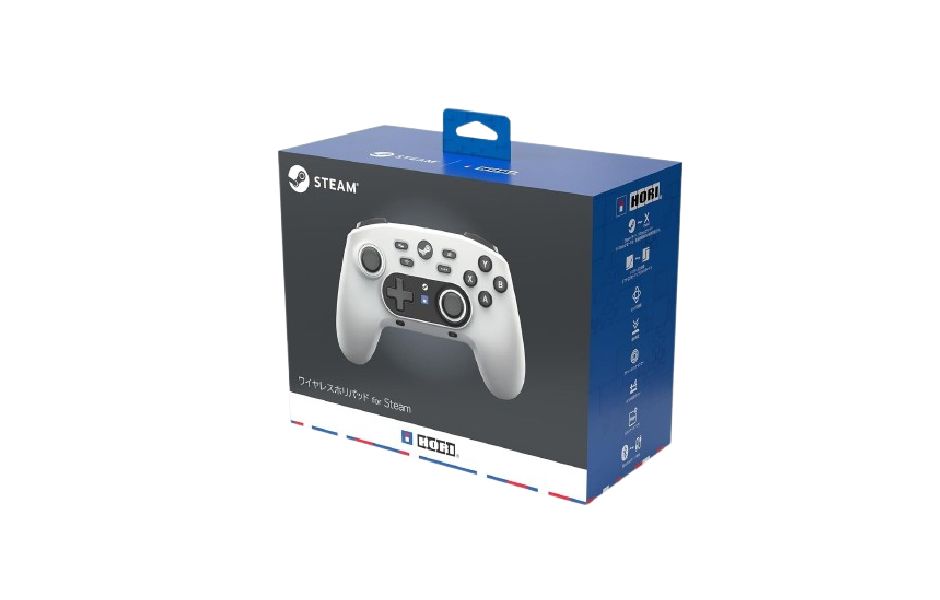 HORI Wireless HORIPAD for Steam Shiny White - for Steam/PC