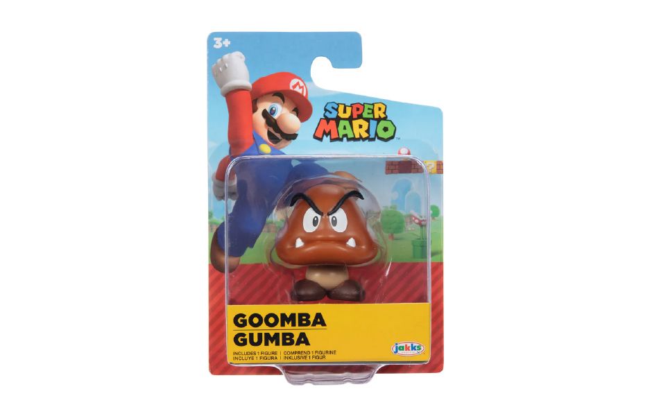  JAKKS Nintendo 2.5" Goomba - Nintendo Super Mario 2.5 Inch Basic Figure - Goomba