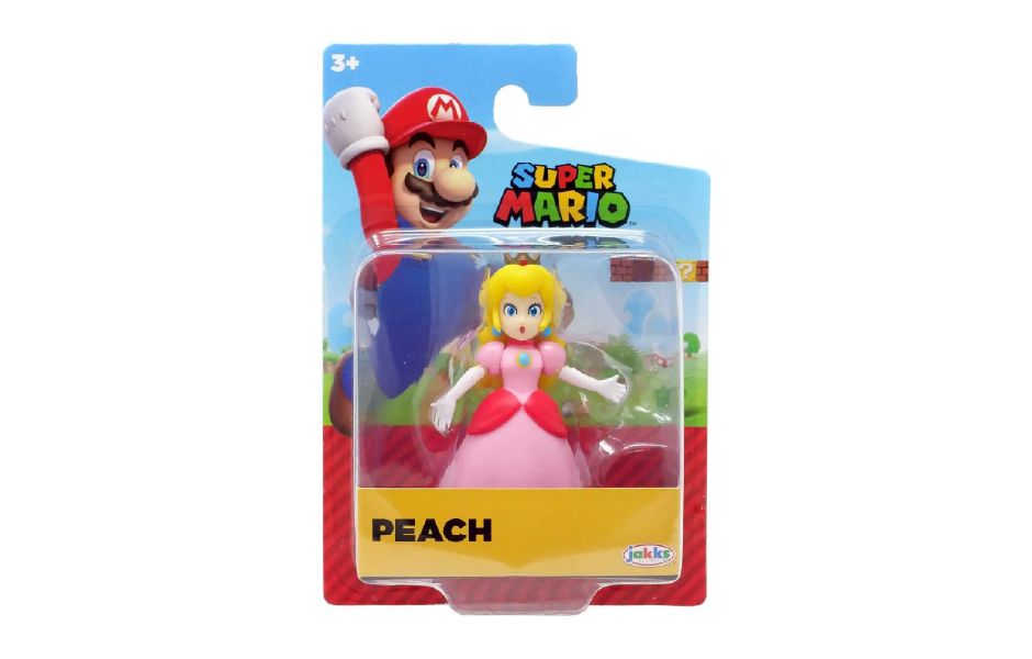  JAKKS Nintendo 2.5" Princess Peach -  World of Nintendo Super Mario Peach 2.5-Inch Mini Figure