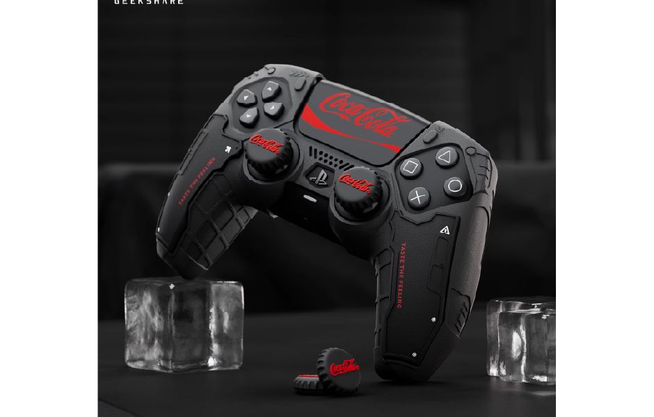 Geekshare Coca Cola Themed Silicone DualSense Protective Case