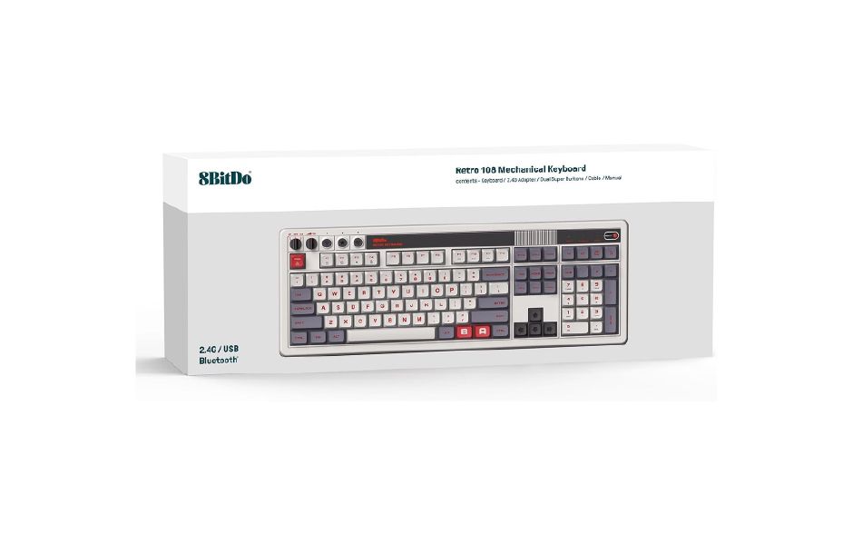 8BitDo Retro 108 Mechanical Keyboard - N Edition