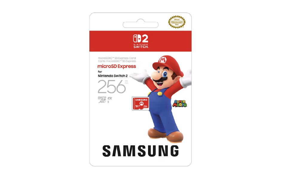Samsung x Nintendo microSD Express Card 256GB 880MB/s (for NSW2) - Super Mario