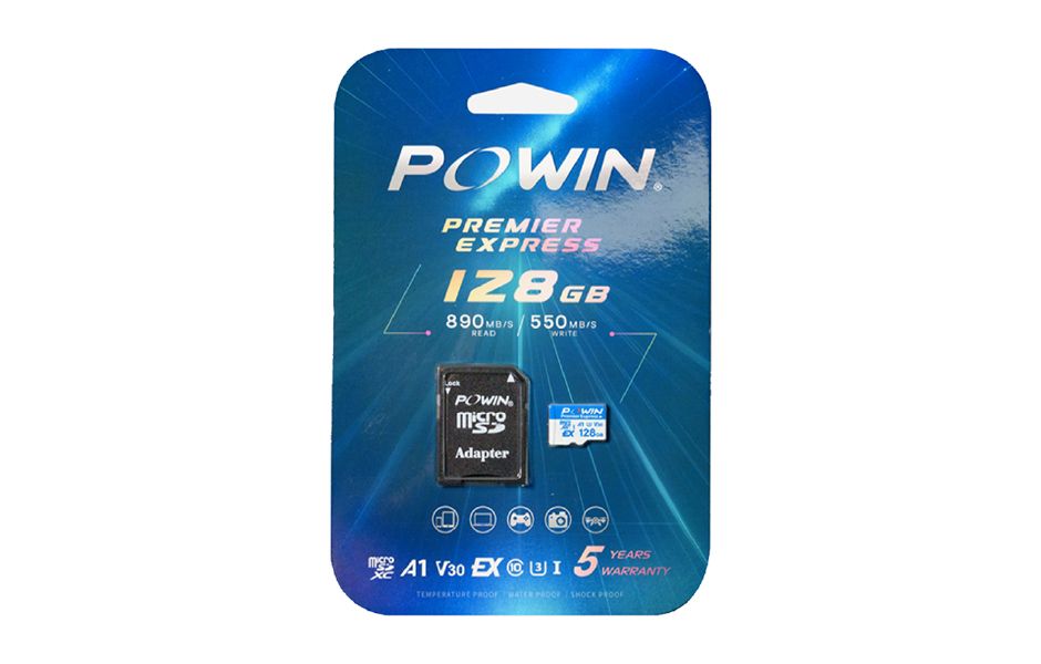 POWIN microSD EXPRESS Memory Card 128GB 900MB/s