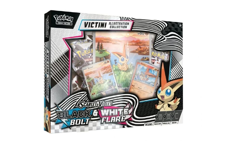 Pokemon TCG SV10.5 Black Bolt & White Flare Unova Victini Illustration Collection