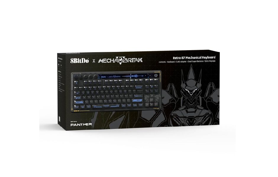 8BitDo Retro 87 Mechanical Keyboard - Mechabreak Edition (PC/Mac)