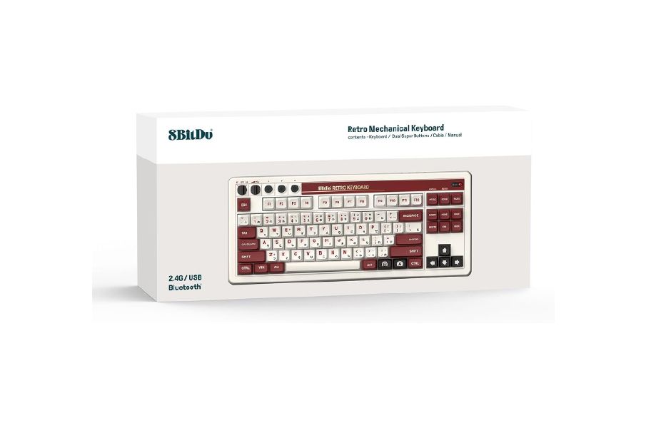 8BitDo Retro Mechanical Keyboard - Fami Edition