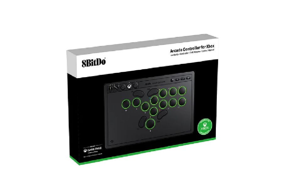 8BitDo Arcade Controller - Black (Xbox & PC)