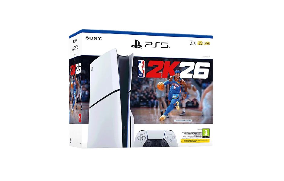PlayStation 5 Slim Disc Drive Edition + NBA 2K26 Bundle