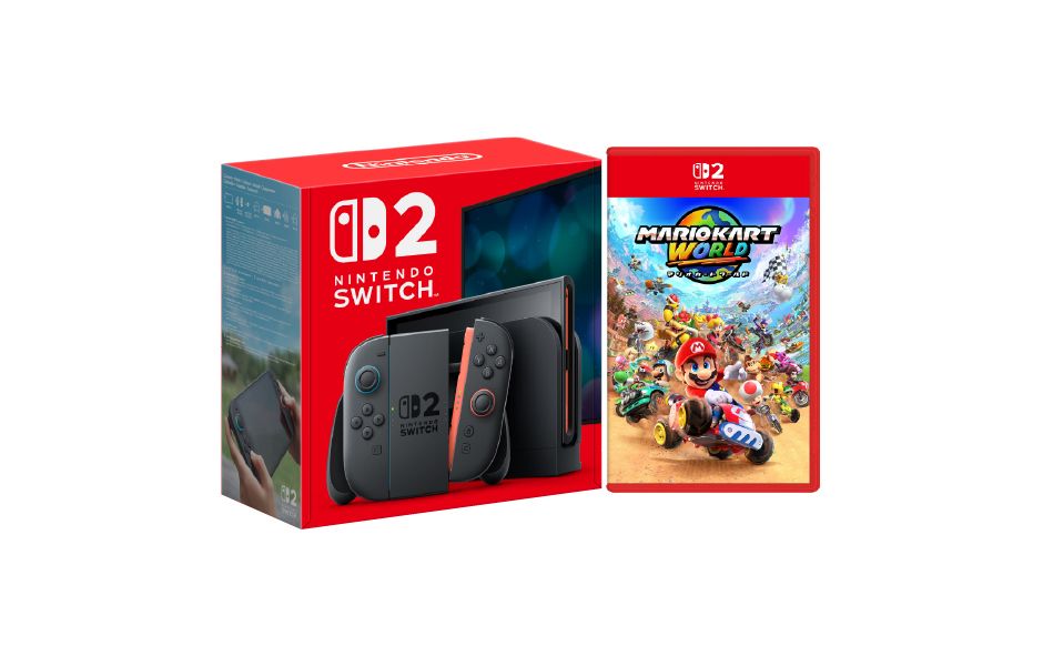 Nintendo Switch 2 + Mario Kart World Game Cart Bundle