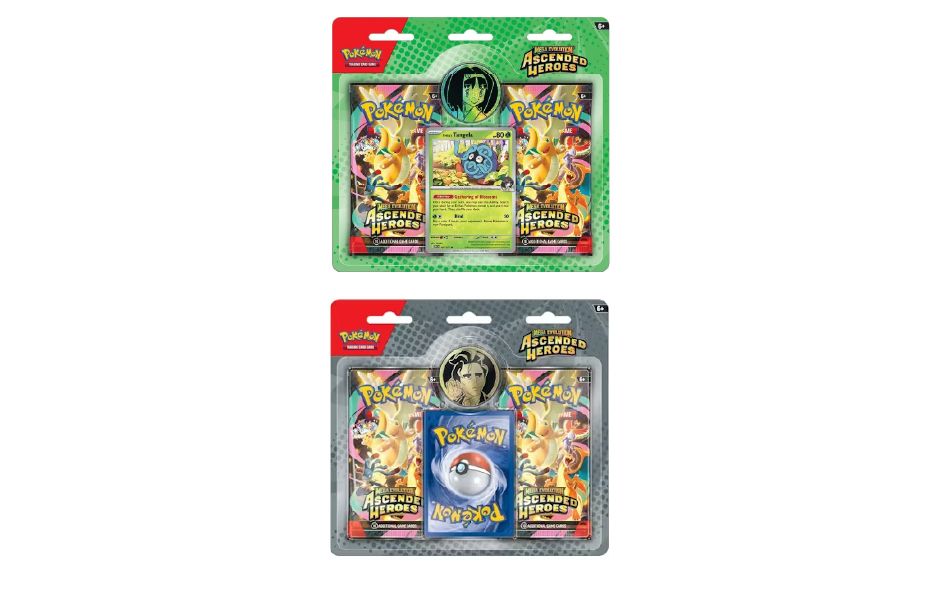 Pokemon TCG Mega Evolution - Ascended Heroes 2-Pack Blister: Erika-Larry (1 Random)