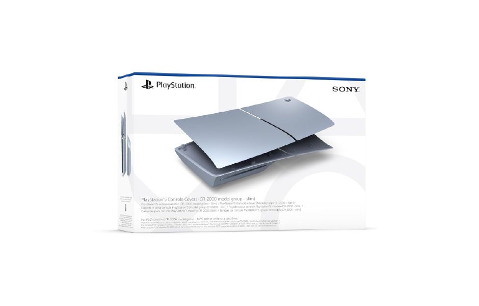 PS5 Slim Standard Faceplate - Sterling Silver
