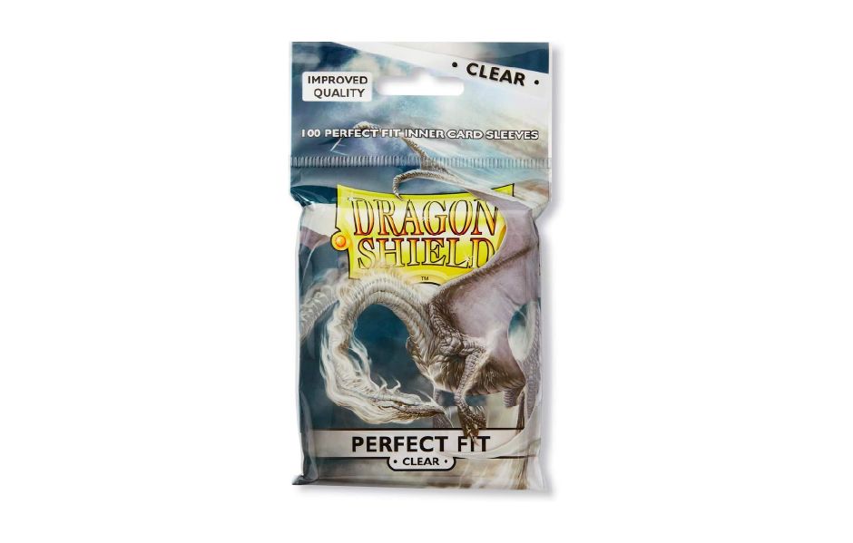 Dragon Shield 100 - Perfect Fit Deck Protector Sleeves - Clear - AT-13001