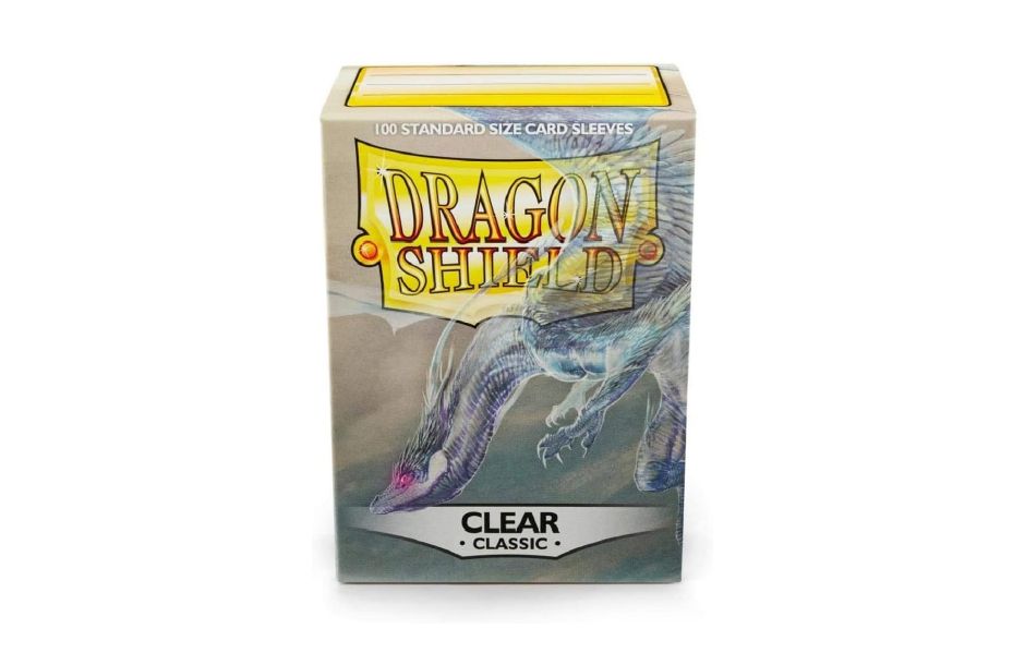 Dragon Shield 100 - Standard Deck Protector Sleeves - Classic Clear - AT-10001