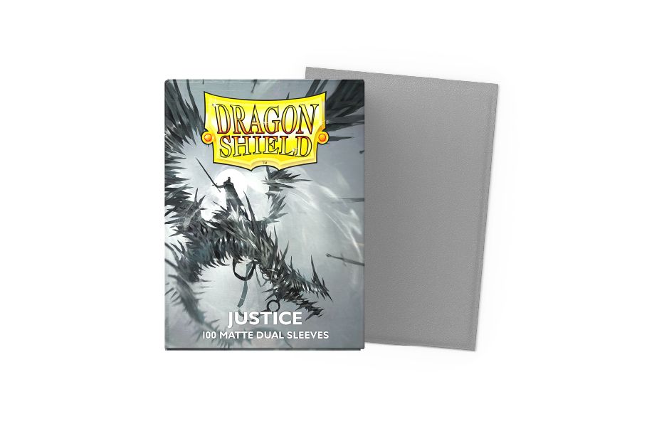 Dragon Shield 100 - Standard Deck Protector Sleeves - Dual Matte - Justice - AT-15061
