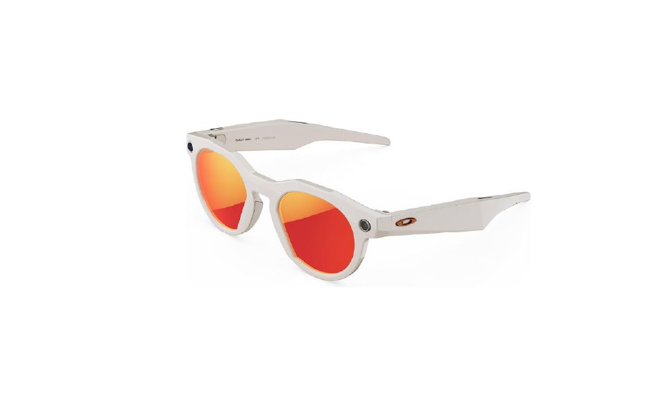 Oakley Meta HSTN Glasses OW8002-0451 Warm Grey / Prizm Ruby 