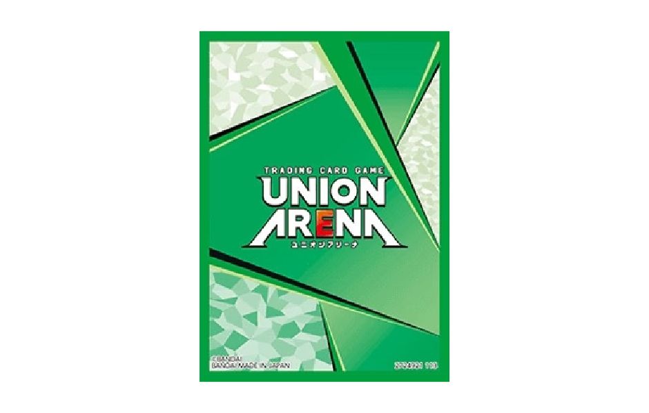 UNION ARENA Official Card Sleeve Green Y819
