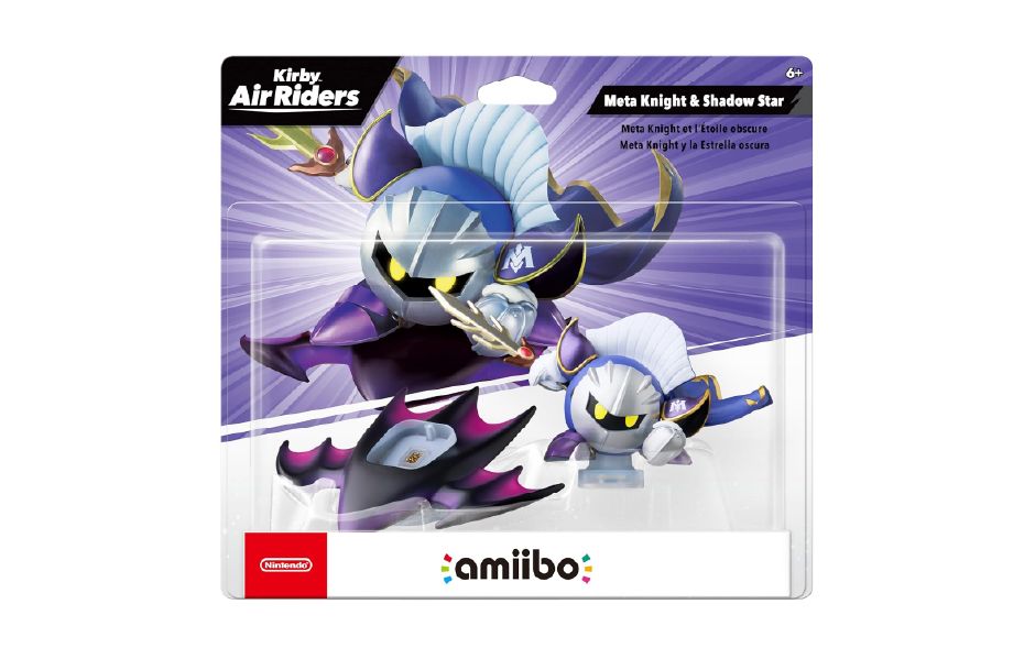 Amiibo Figure Meta Knight & Shadow Star - Kirby Air Riders Series