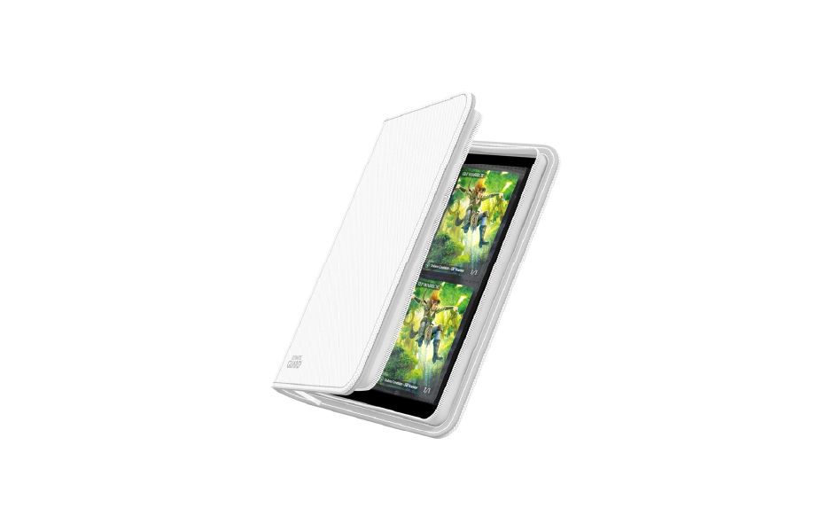 Ultimate Guard Zipfolio 160 – 8 Pocket Xenoskin - White