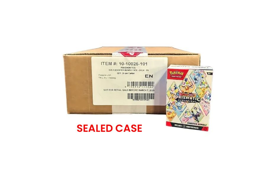 Pokemon TCG Prismatic Evolutions 6-Pack Booster Bundle [Sealed Case]