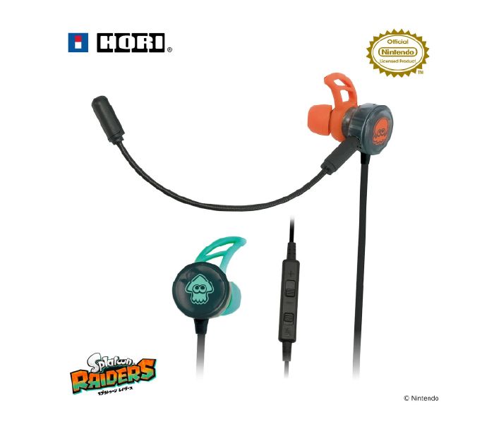 HORI Gaming Earbuds Standard for Nintendo Switch 2 - Splatoon Raiders Series